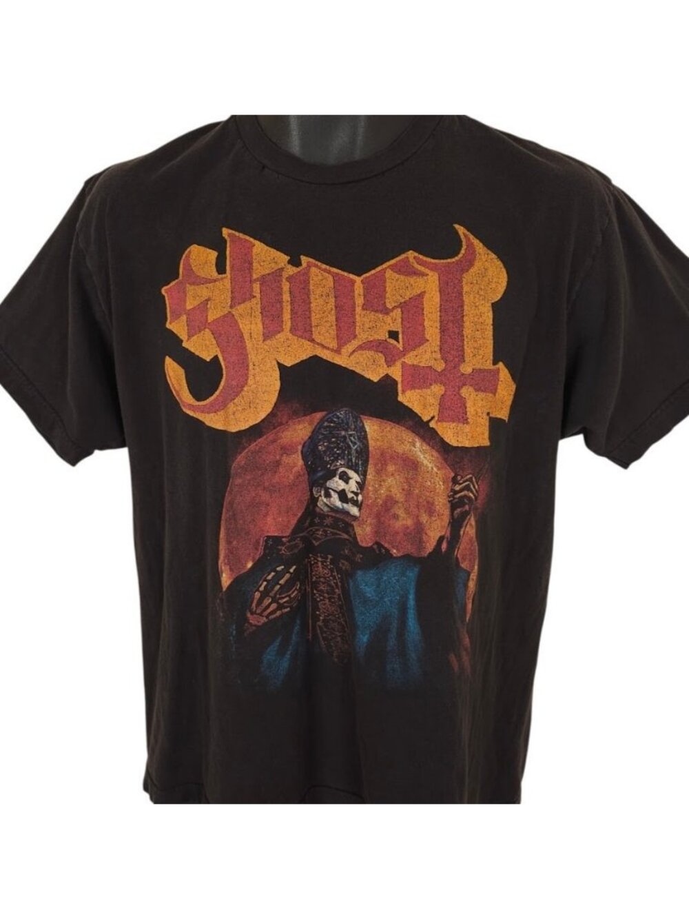 Ghost T Shirt Mens Size Large Black Papa Emeritus IV Frater Imperator - Picture 2 of 8